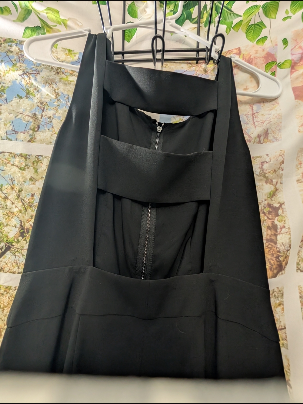 Vince Camuto Black Sleeveless Jumpsuit with Front Cutouts